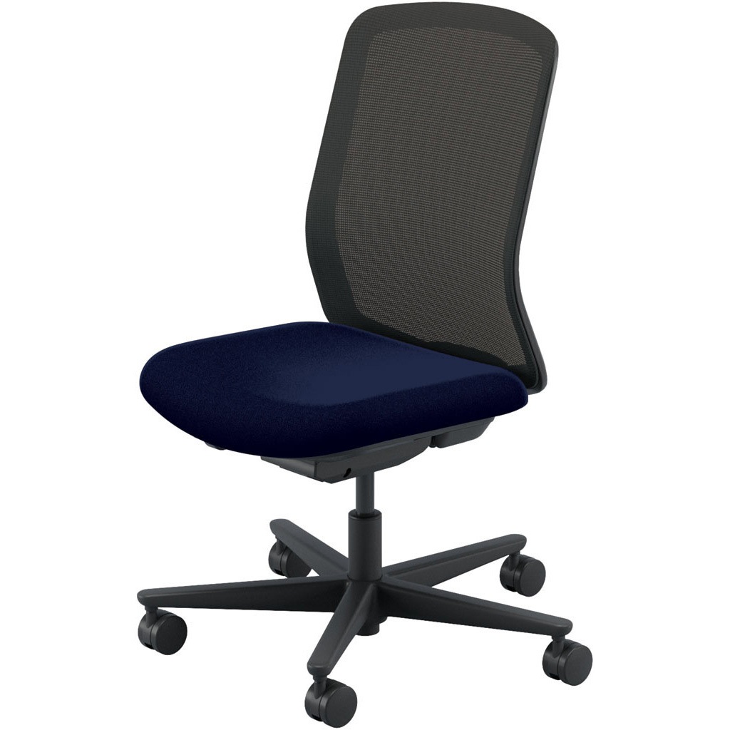 5-370-05F0 Carissa2(カリッサ2) メッシュタイプ ハイバック ブラックフレーム 肘なし 内田洋行 ナイロンキャスター   5-370-05F0