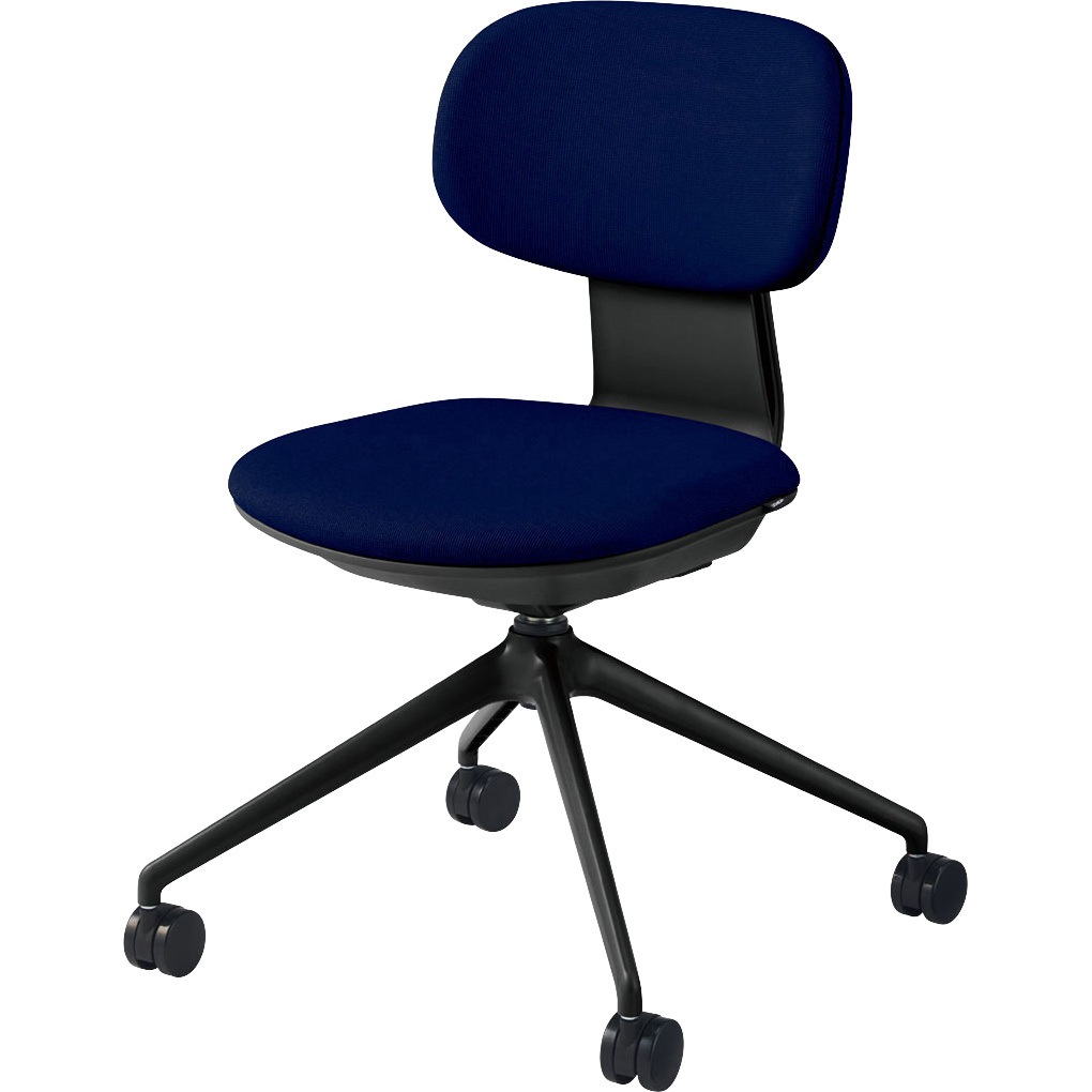 6-125-4002 Aptea(アプテア) 内田洋行 脚部構造4本脚キャスター ブラック 質量10.9kg   6-125-4002