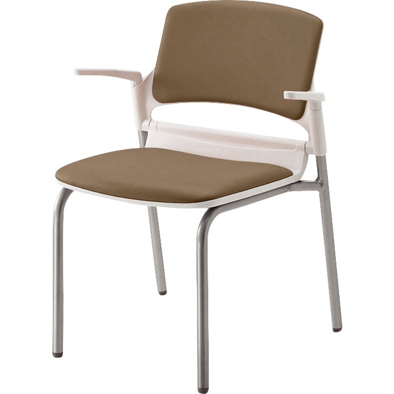 6-111-3902 MF-180シリーズ 内田洋行 シルバーメタリック ホワイト 6-111-3902