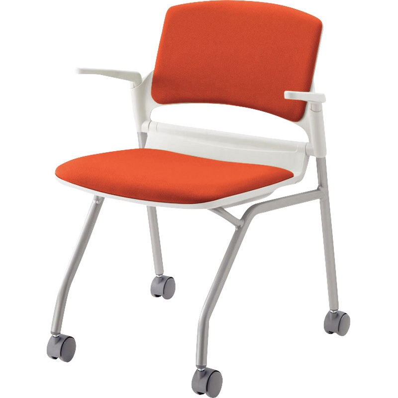 6-111-3959 MF-180シリーズ 内田洋行 シルバーメタリック ホワイト 6-111-3959