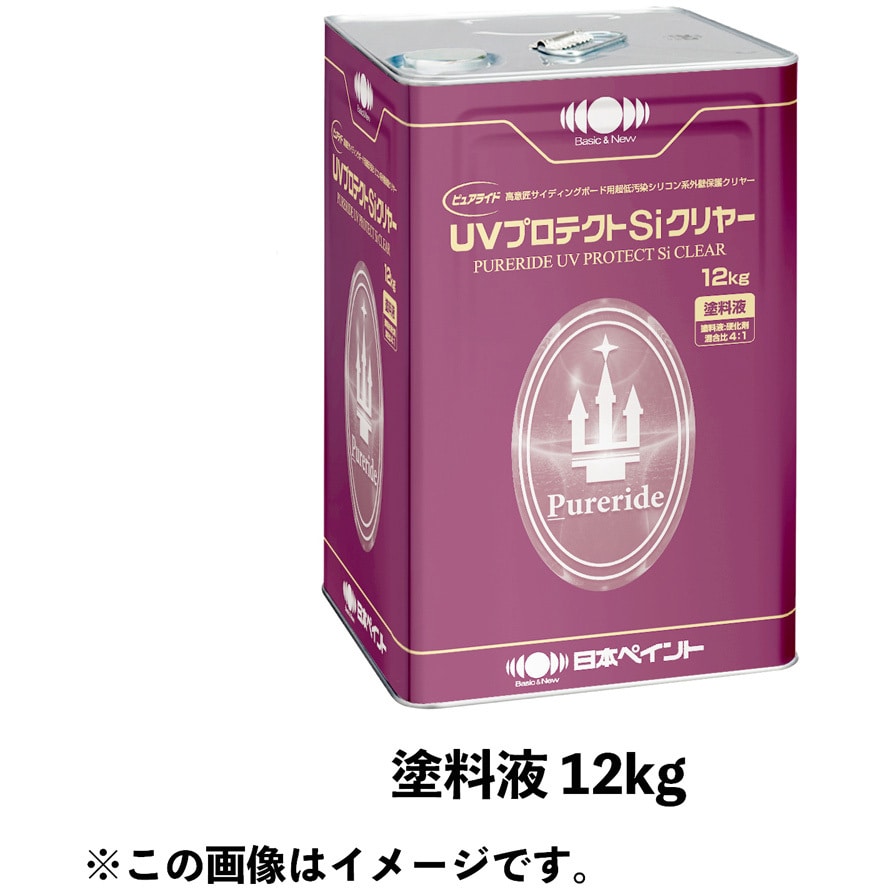 3029515 ピュアライドUVプロテクトSiクリヤー 塗料液 高意匠サイディングボード保護用クリヤー 日本ペイント 透明色 - 【通販モノタロウ】