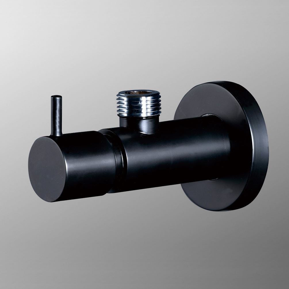 KU130KMB アングル止水栓 マットブラック 1個 KVK 【通販モノタロウ】 10,345円