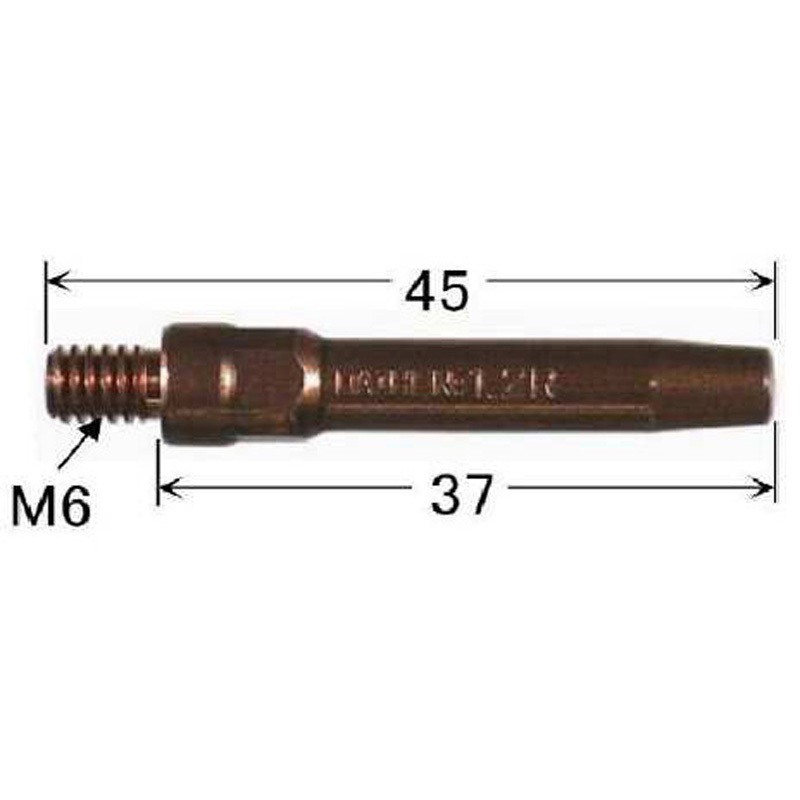 L7250C01 自動機用FAチップ ダイヘン ワイヤー径0.8mm 1セット(500個) L7250C01