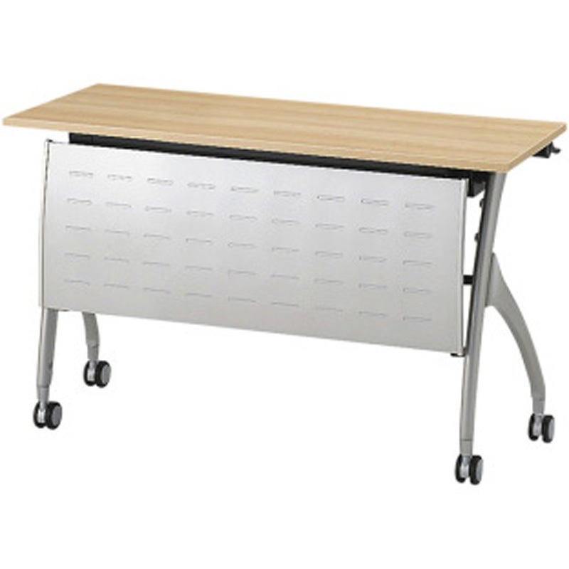 THV-124LNX-E92 折りたたみテーブル リリッシュ2 幕板付＜配送時設置サービス付＞ イトーキ ホワイトオークM 高さ700mm幅1200mm奥行450mm  THV-124LNX-E92