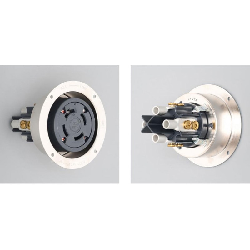 41066 フランジコンセント アメリカン電機 100A 極数:接地形3P 引掛形