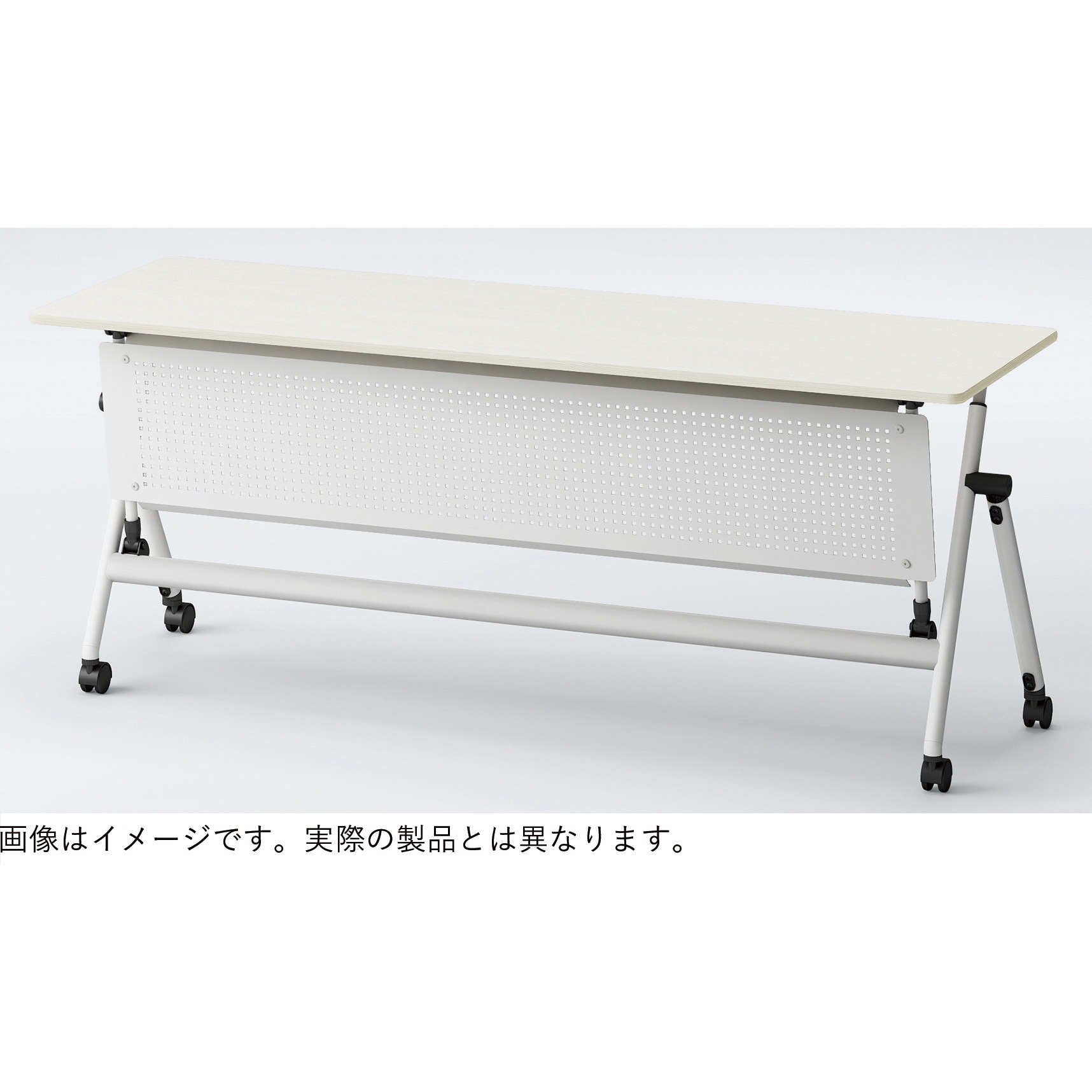 TNX-075KS-W971 折りたたみテーブルNX＜配送時設置サービス付＞ イトーキ アッシュドオークM 高さ720mm幅750mm奥行500mm  TNX-075KS-W971