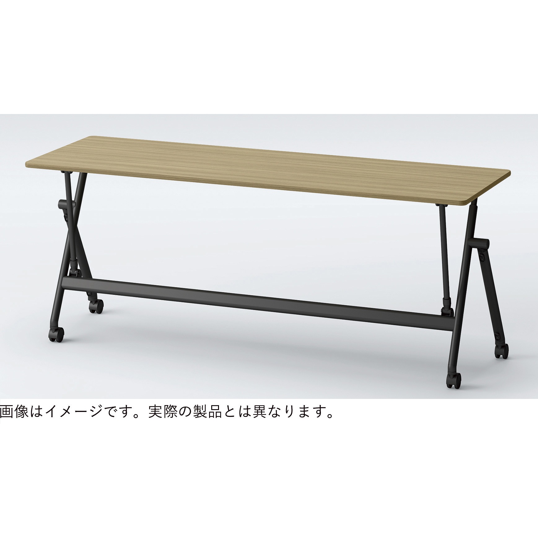 TNX-075LS-T171 折りたたみテーブルNX＜配送時設置サービス付＞ イトーキ アッシュドオークM 高さ720mm幅750mm奥行500mm  TNX-075LS-T171