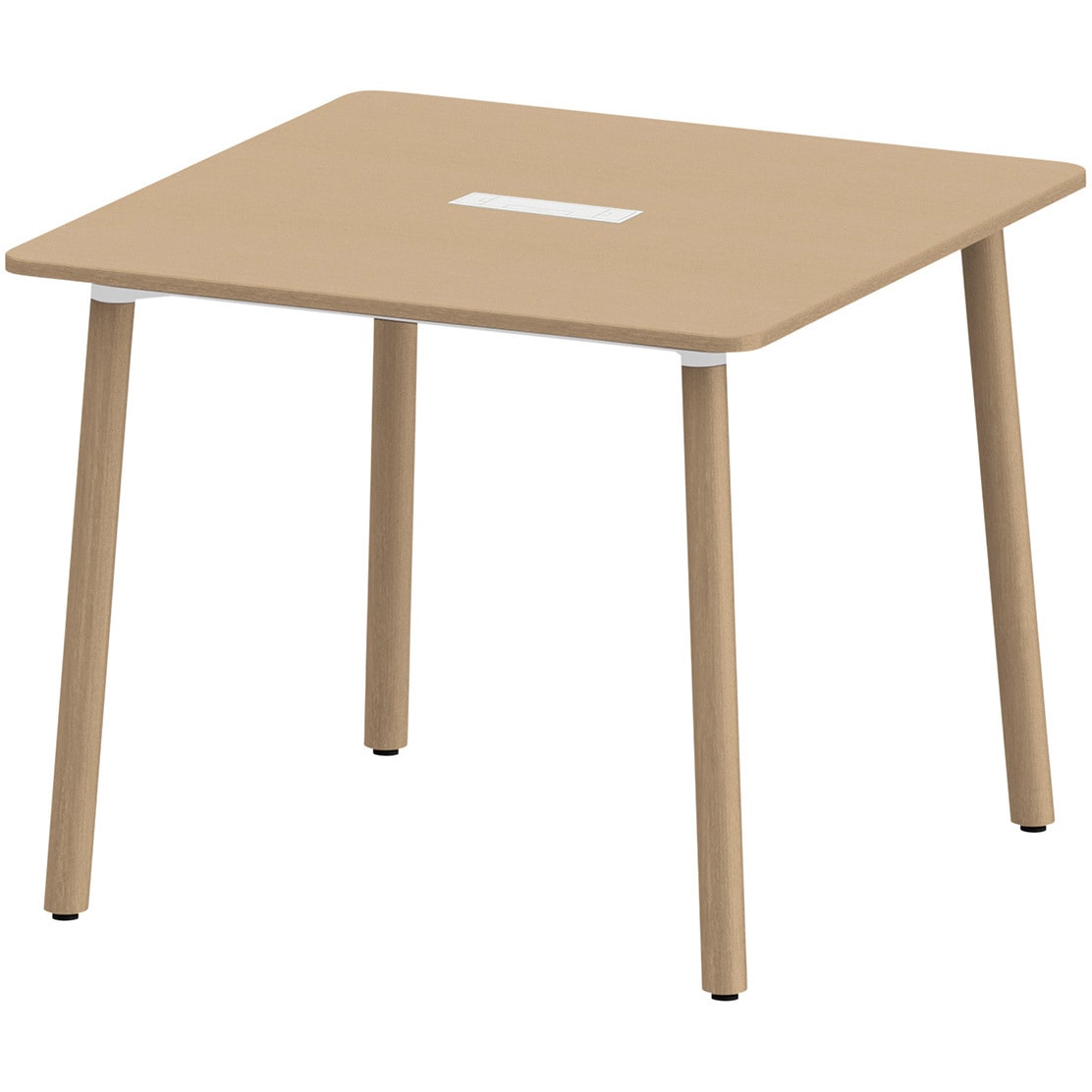 DDW-099HHV-23 テーブル ウーノ＜配送時設置サービス付＞ イトーキ アッシュドパインL ホワイト 高さ720mm幅900mm奥行900mm  DDW-099HHV-23