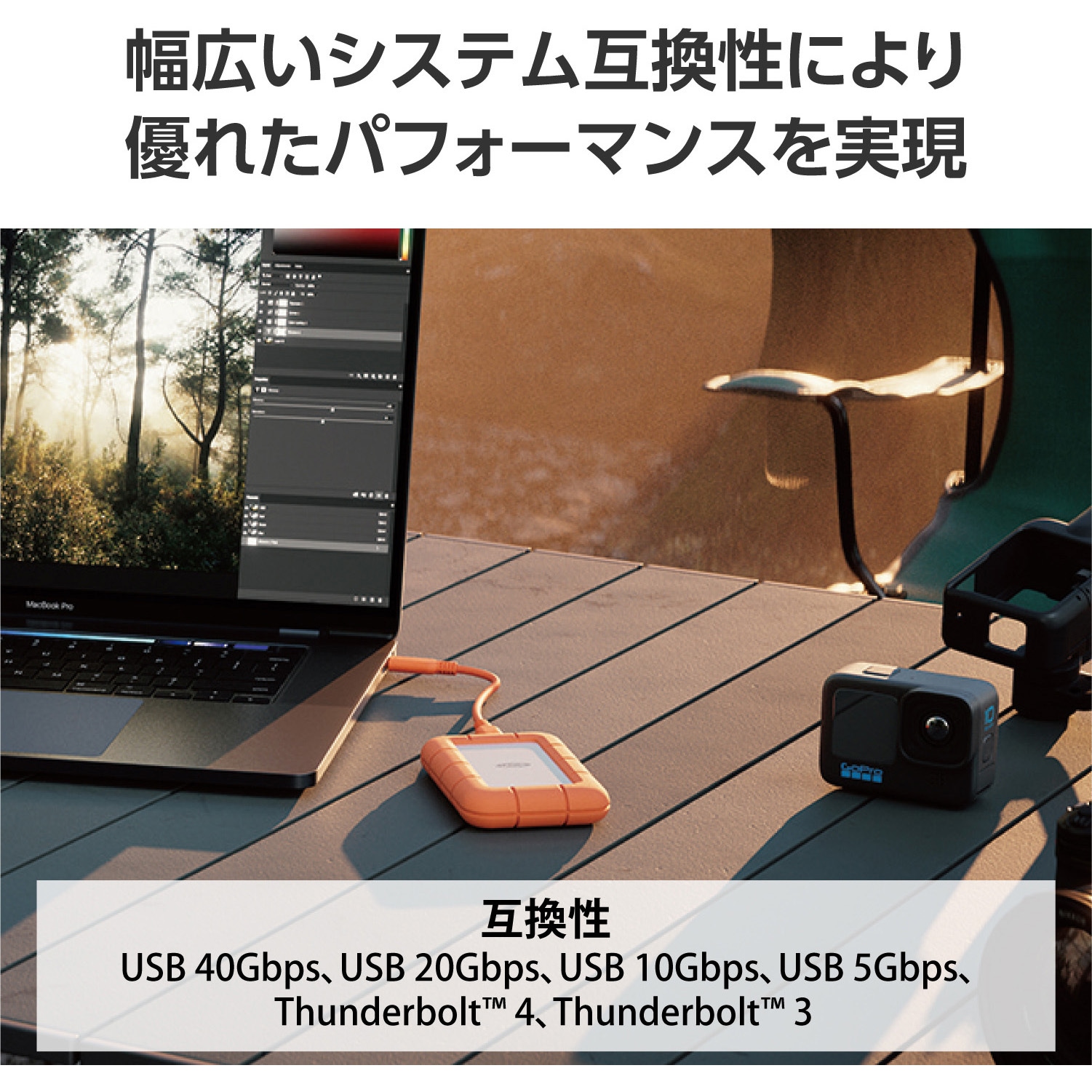 STMF500400 LaCie(ラシー) Rugged mini SSD 外付け ポータブル USB3.2  