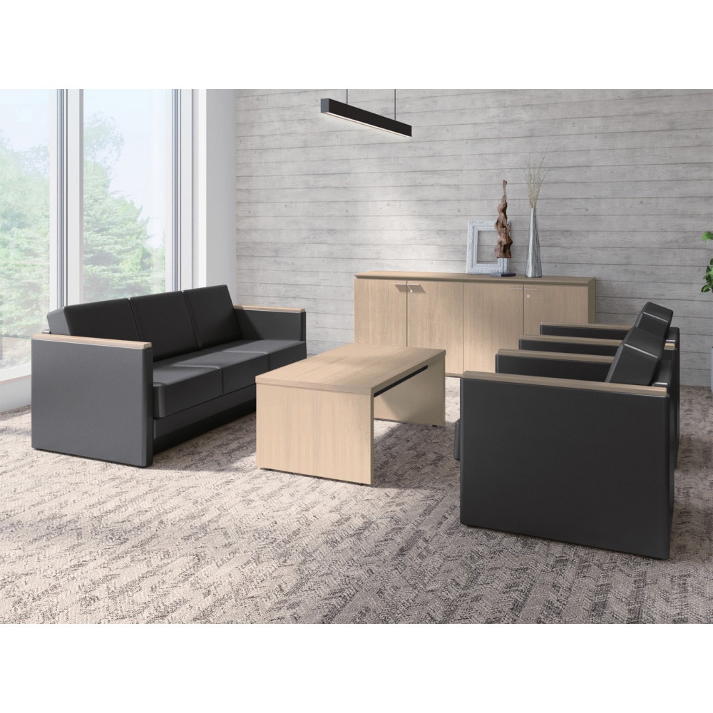 XSA-1264M-71 応接家具 クロシア＜配送時設置サービス付＞ イトーキ アッシュドオークM色 高さ450mm幅1200mm奥行600mm  XSA-1264M-71 71,390円