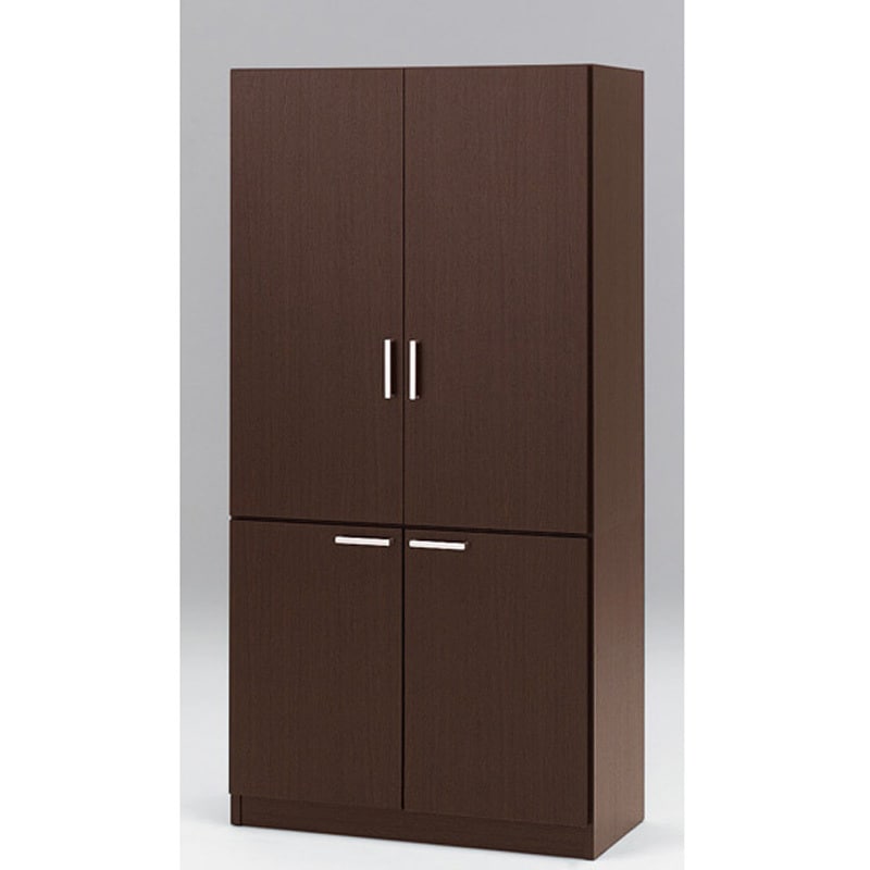 X11-189HE-51 役員家具 X11シリーズ＜配送時設置サービス付＞ イトーキ オークダークブラウン色 高さ1800mm幅900mm奥行450mm  X11-189HE-51