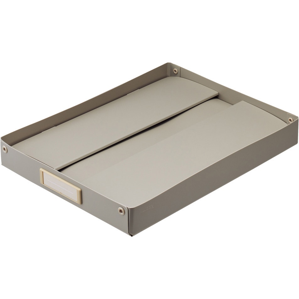 A795-24 Roomy 折りたたみボックス 浅型 リヒトラブ ブラック色