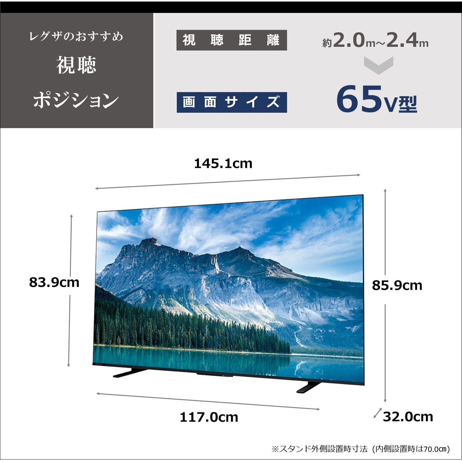 65M550M 4K液晶レグザ M550Mシリーズ REGZA 65型サイズ 【通販モノタロウ】