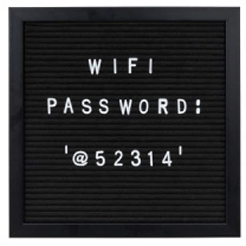 171421 レターボード ブラック 木目風 専用文字付き 1個 トレード 【通販モノタロウ】