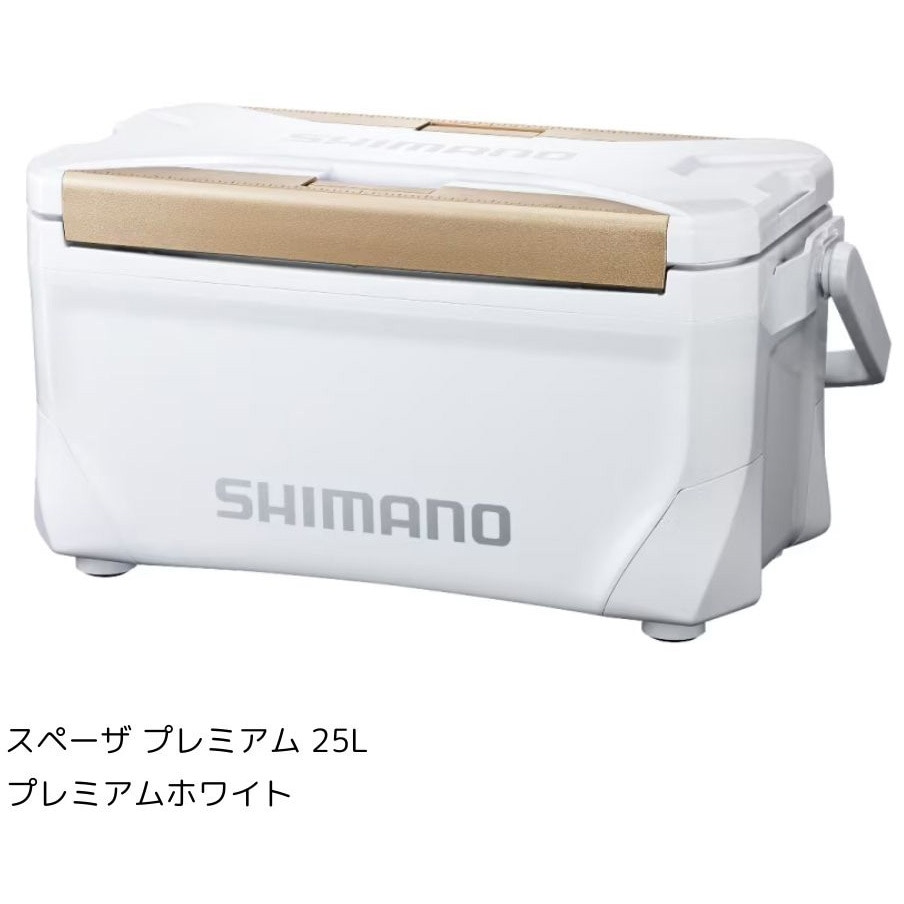 プレミアムホワイト NS-125Y スペーザ プレミアム 25L 1個 SHIMANO