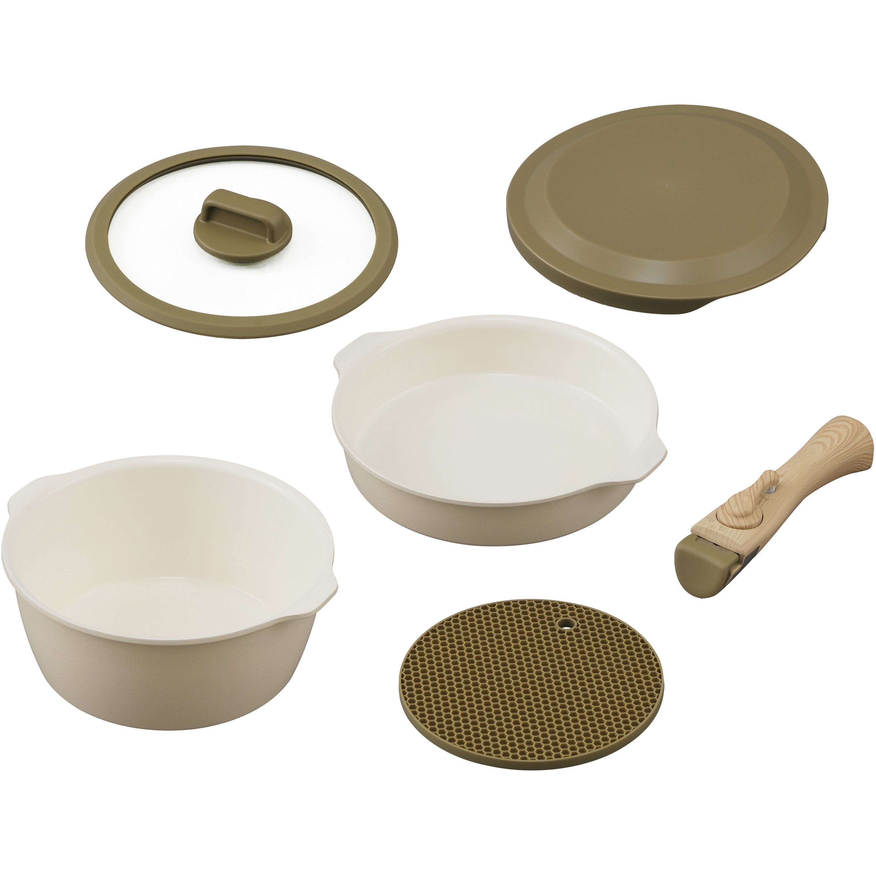 DPAN-6S お皿になるフライパン6点セット 1個 アイリスオーヤマ 【通販モノタロウ】