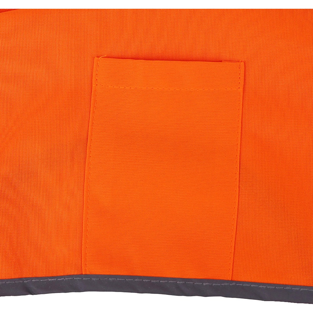 J2447-OR ヘルメット用蛍光バイザー セーフラン安全用品 蛍光オレンジ