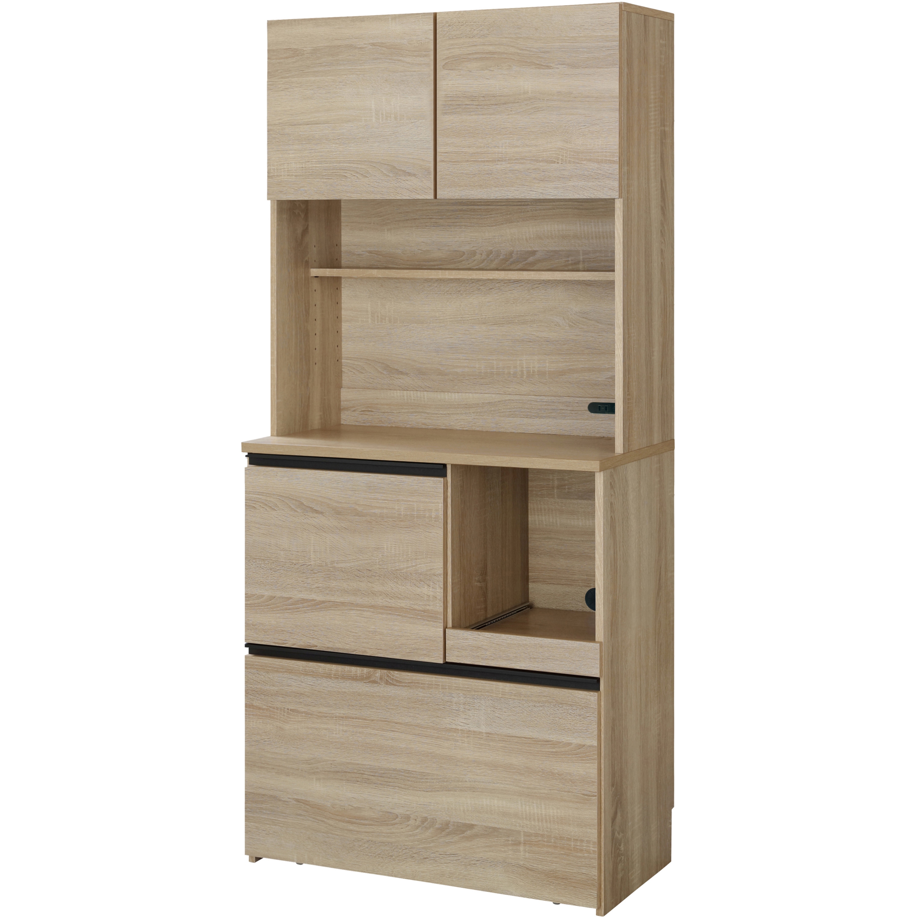 KCB-790 キッチンキャビネット アイリスオーヤマ ライトナチュラル色 幅790mm奥行410mm高さ1753mm