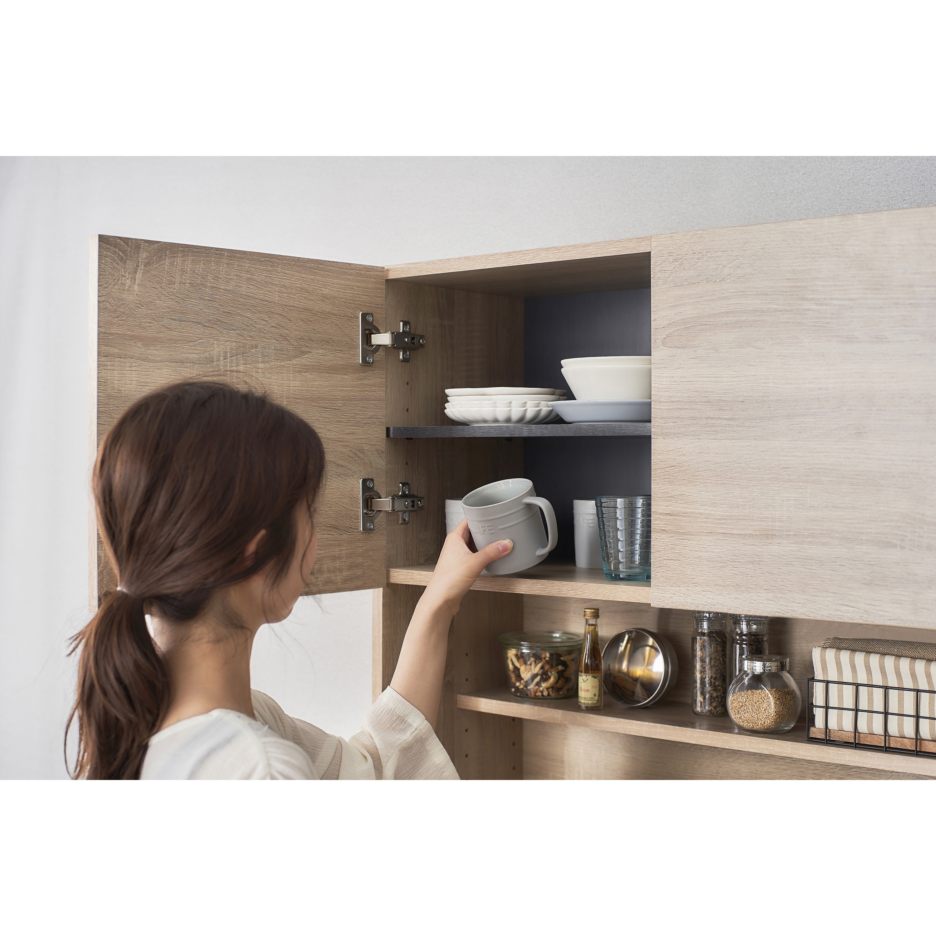 KCB-790 キッチンキャビネット アイリスオーヤマ ライトナチュラル色