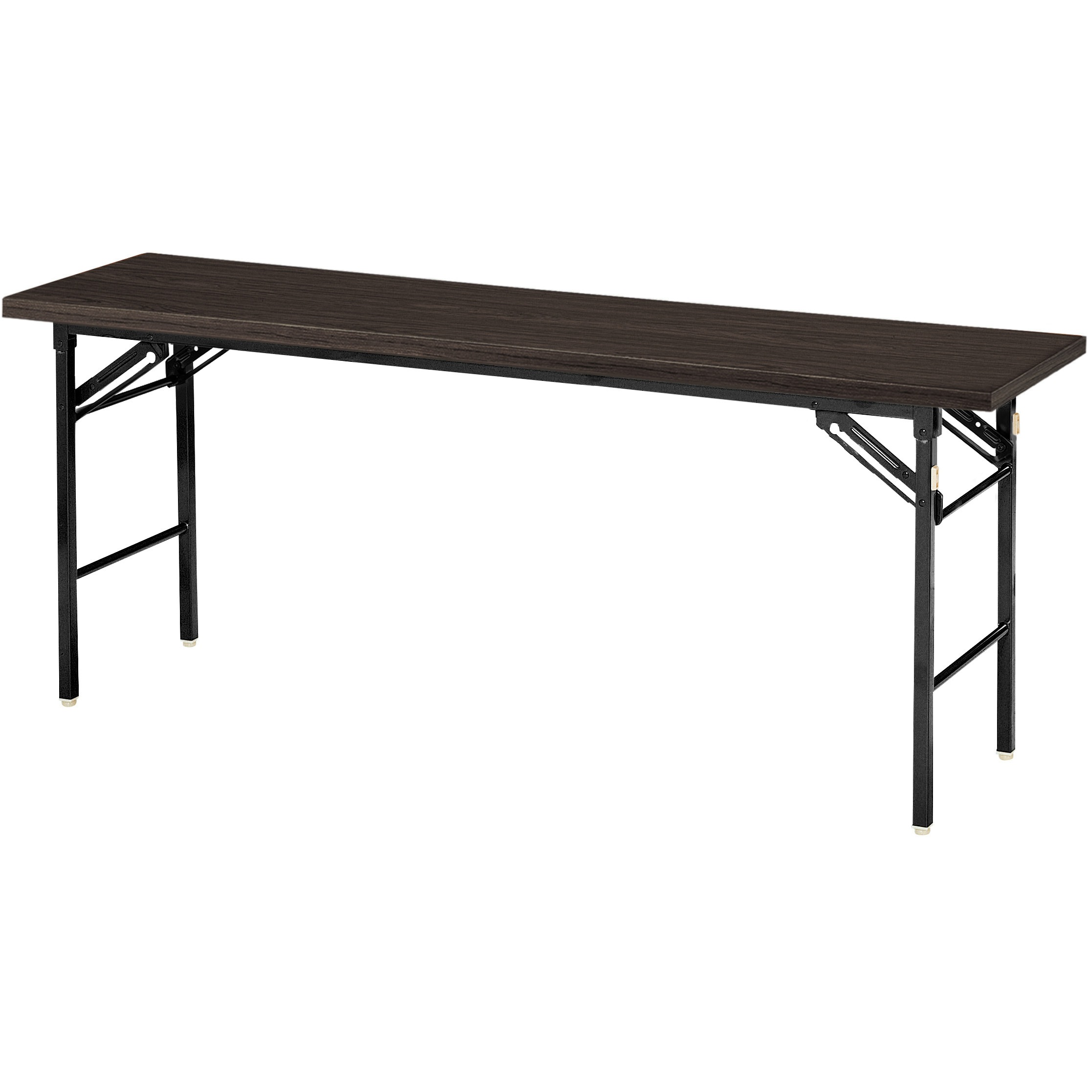 KT-D1890TN-VDW 折り畳み会議テーブル ニシキ工業 ダークウッド色 幅1800mm奥行900mm高さ700mm  KT-D1890TN-VDW