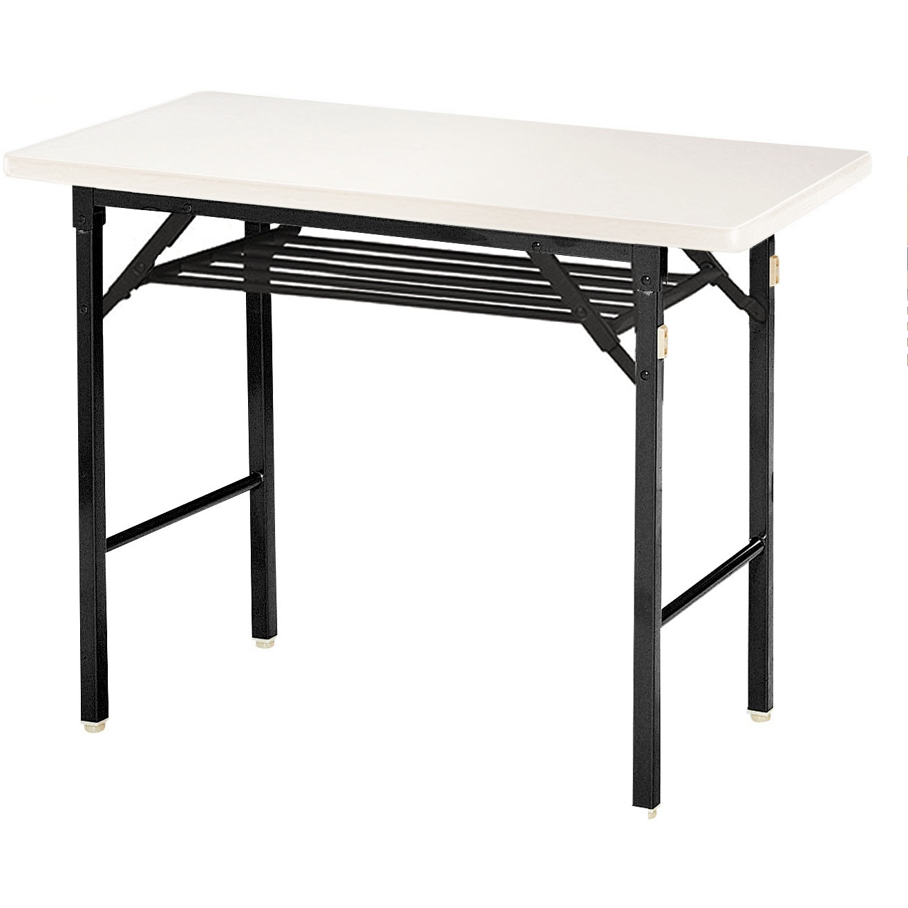 KT-D0945S-VWH 折り畳み会議テーブル ニシキ工業 ホワイト色 幅900mm奥行450mm高さ700mm  KT-D0945S-VWH