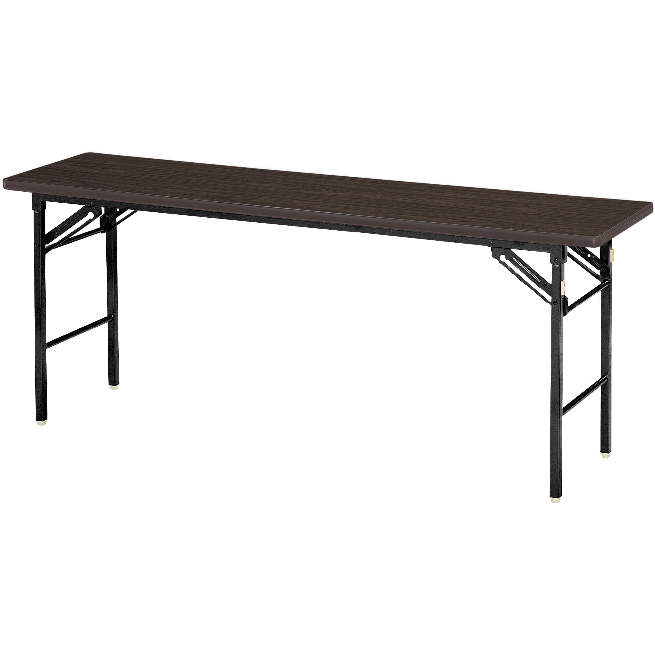 KT-D1545SN-VDW 折り畳み会議テーブル ニシキ工業 ダークウッド色 幅1500mm奥行450mm高さ700mm  KT-D1545SN-VDW