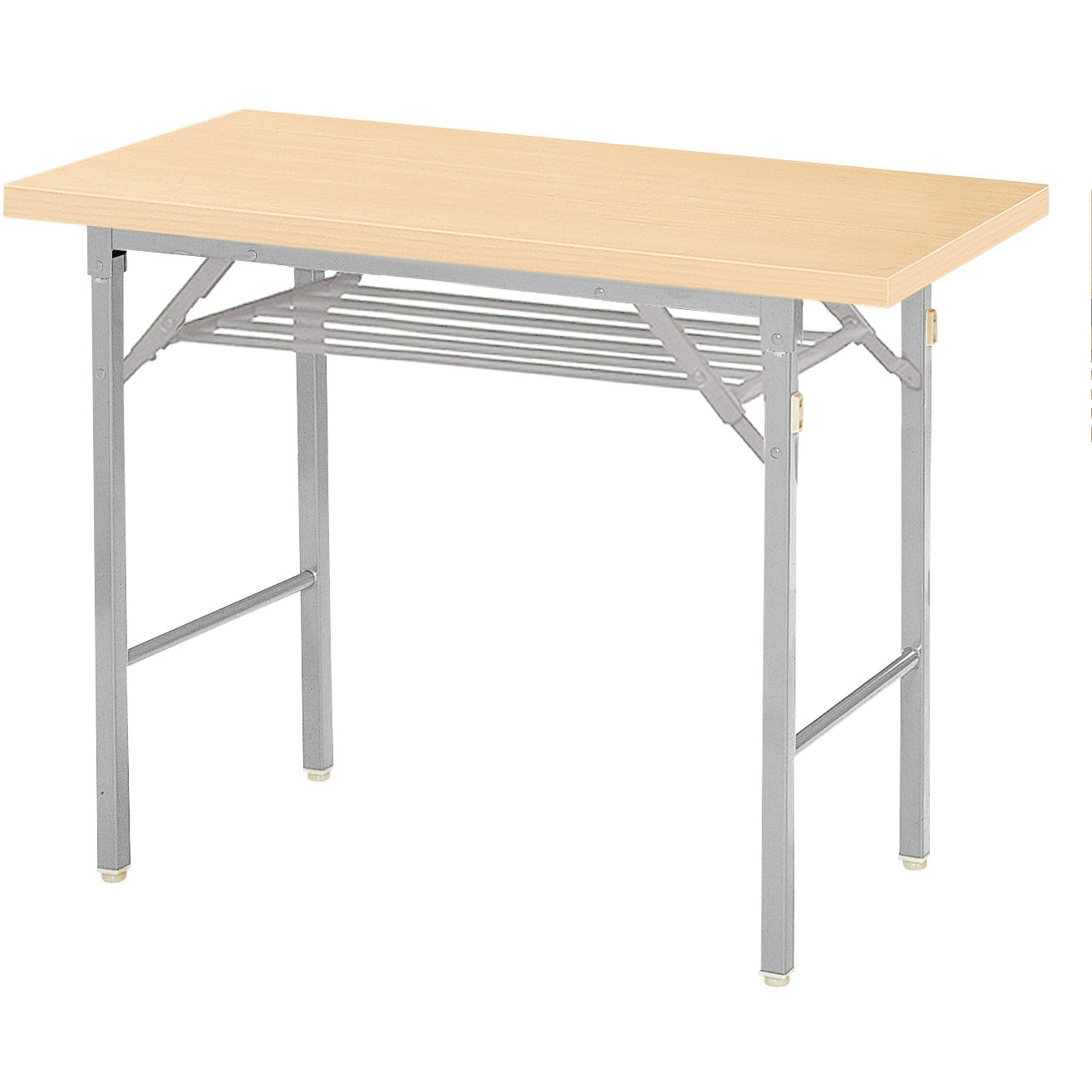 KT-S0945T-VPL 折り畳み会議テーブル ニシキ工業 ペールウッド色 幅900mm奥行450mm高さ700mm  KT-S0945T-VPL