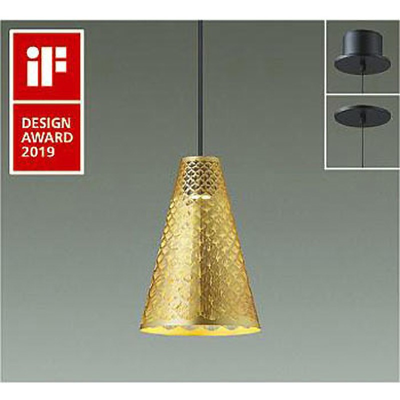 DPN-41480YG ペンダント/洋風 非調光 小型/白熱灯60W相当 フランジタイプ/LED交換可能タイプ 非調光 /洋風 小型 1台 DAIKO(大光電機) 【通販モノタロウ】