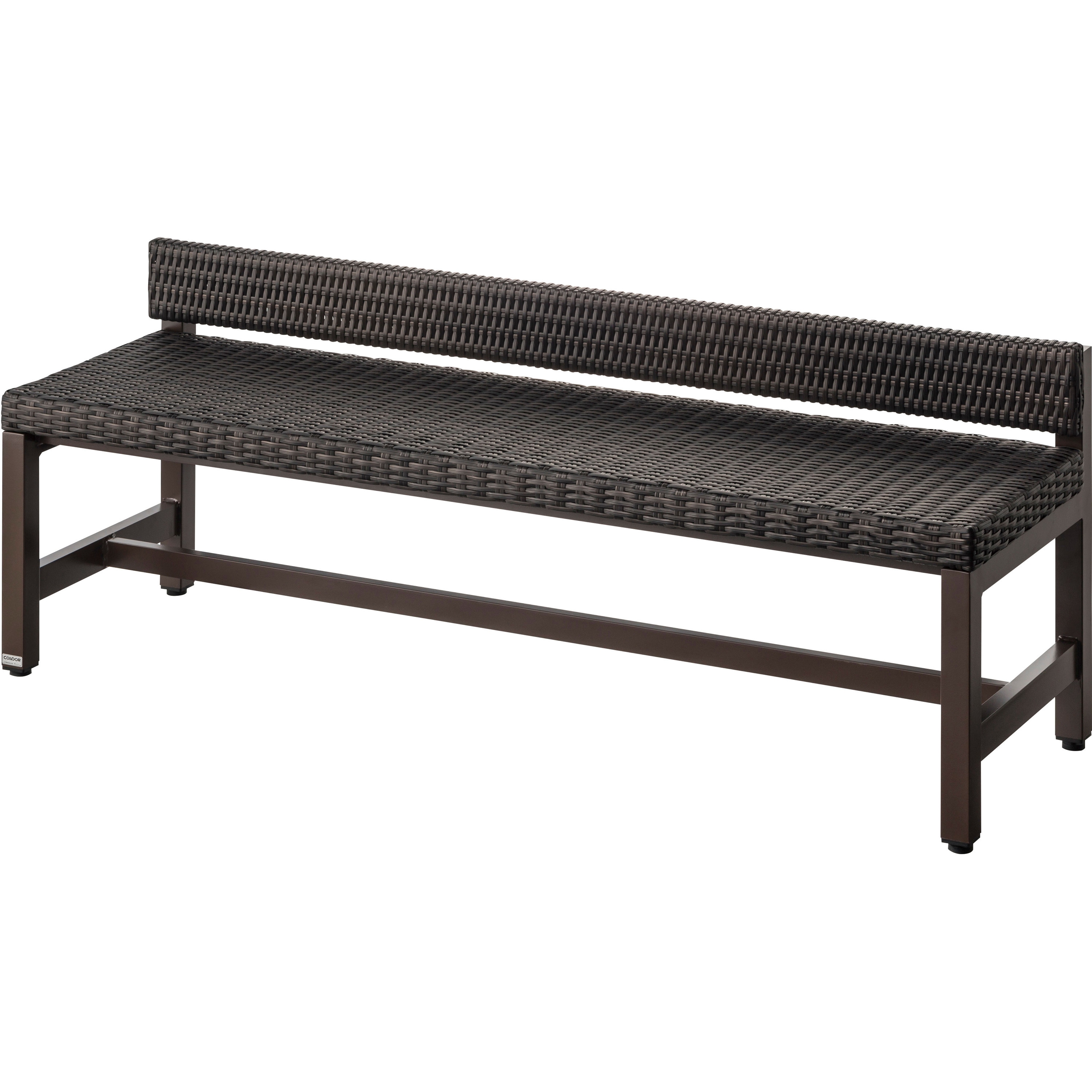 ラタンベンチ CONDOR(山崎産業) 縁台/ベンチ/デッキ 【通販モノタロウ】