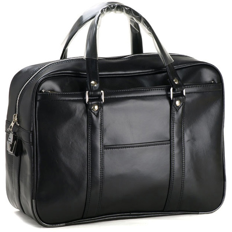 10446-01 G-GUSTO  国産銀行ボストン(39cm) 平野鞄 クロ色