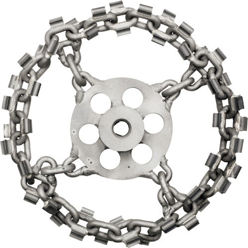 1381125200U 排水管掃除機用部品 12mm用サイクロンプレミアムチェーン(マッドサイクロンMAXI用) カンツール 適合管径150mm 1式 1381125200U