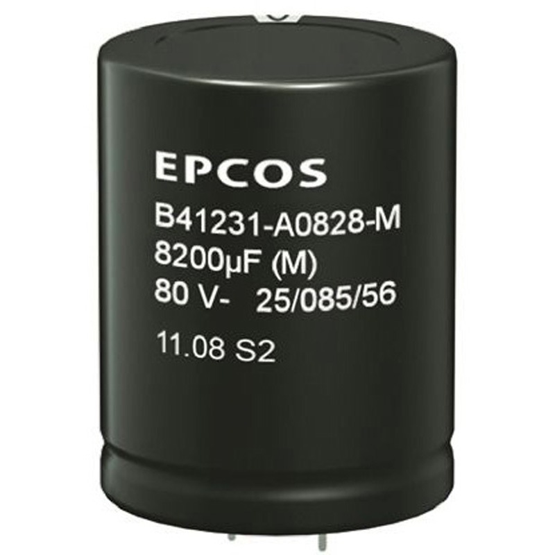 B41231A9128M000 EPCOS コンデンサ 1200μF， ，100V dc， B41231A9128M000 1袋(160個) EPCOS 【通販モノタロウ】
