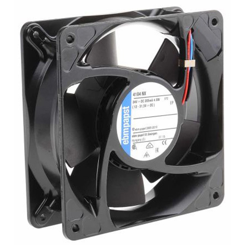 4184NX ebm-papst 軸流ファン 電源電圧：24 V dc， DC， 119 x 119 x 38mm， 4184NX 1個 EBM PAPST 【通販モノタロウ】