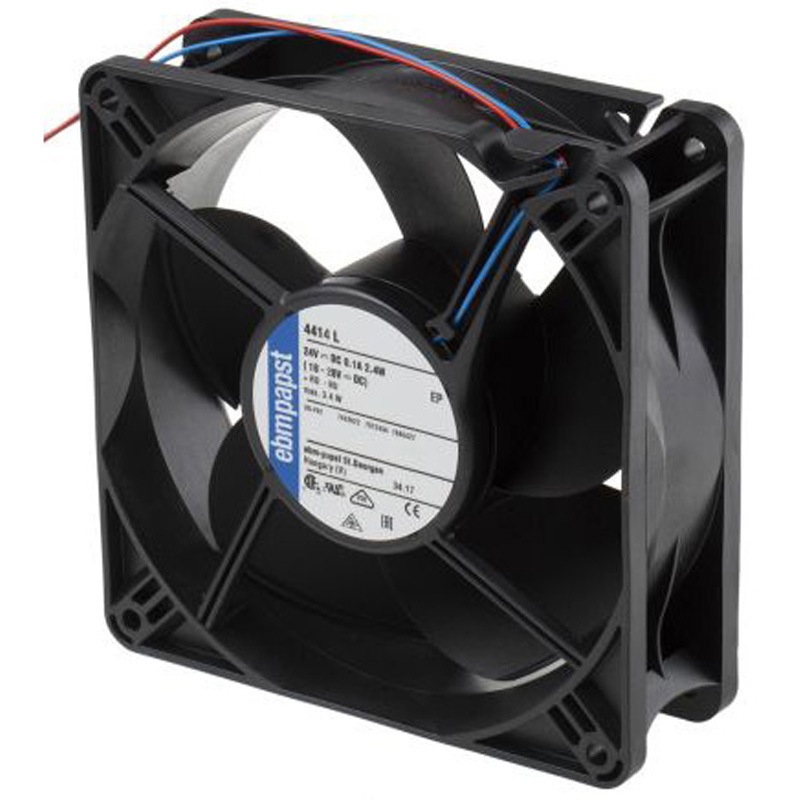 4414L ebm-papst 軸流ファン 電源電圧：24 V dc， DC， 119 x 119 x 38mm， 4414L 1個 EBM PAPST 【通販モノタロウ】