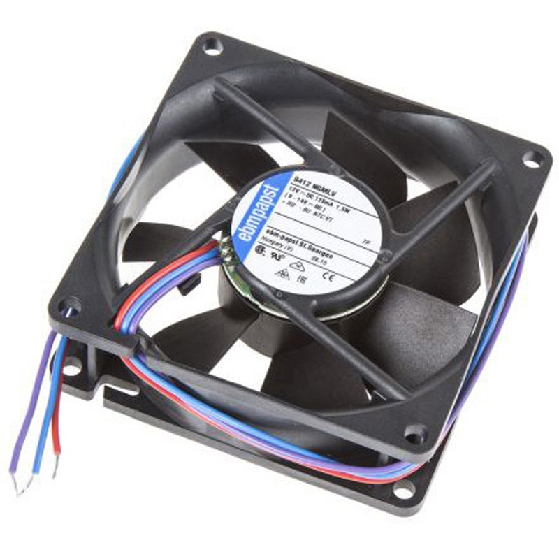 8412NGMLV ebm-papst 軸流ファン 電源電圧：12 V dc， DC， 80 x 80 x 25mm， 8412NGMLV 1個 EBM PAPST 【通販モノタロウ】