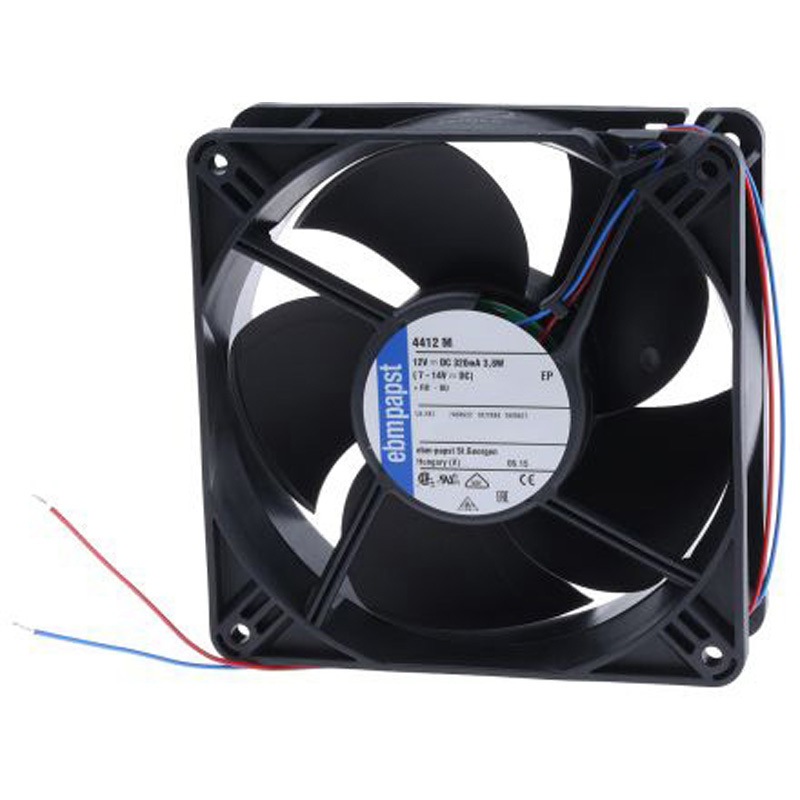 4412M ebm-papst 軸流ファン 電源電圧：12 V dc， DC， 119 x 119 x 38mm， 4412M 1個 EBM PAPST 【通販モノタロウ】