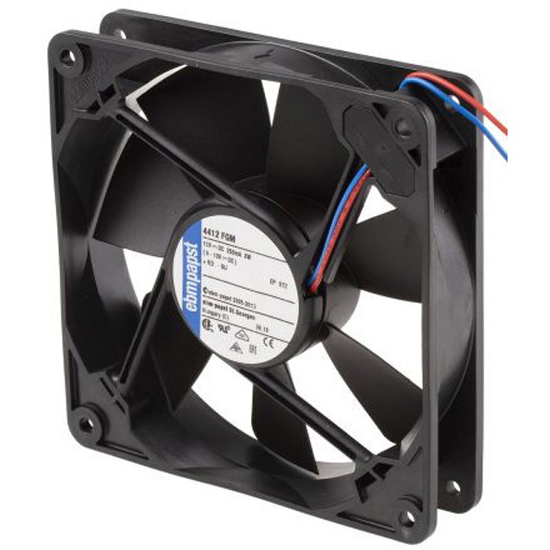 4412FGM ebm-papst 軸流ファン 電源電圧：12 V dc， DC， 119 x 119 x 25mm， 4412FGM 1個 EBM PAPST 【通販モノタロウ】