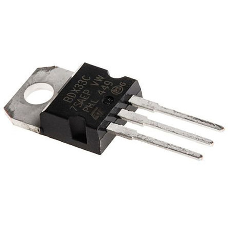 BDX33C STMicroelectronics NPN ダーリントントランジスタ， 100 V， 10 A， 3-Pin TO-220 STMicro 1セット(50個) BDX33C