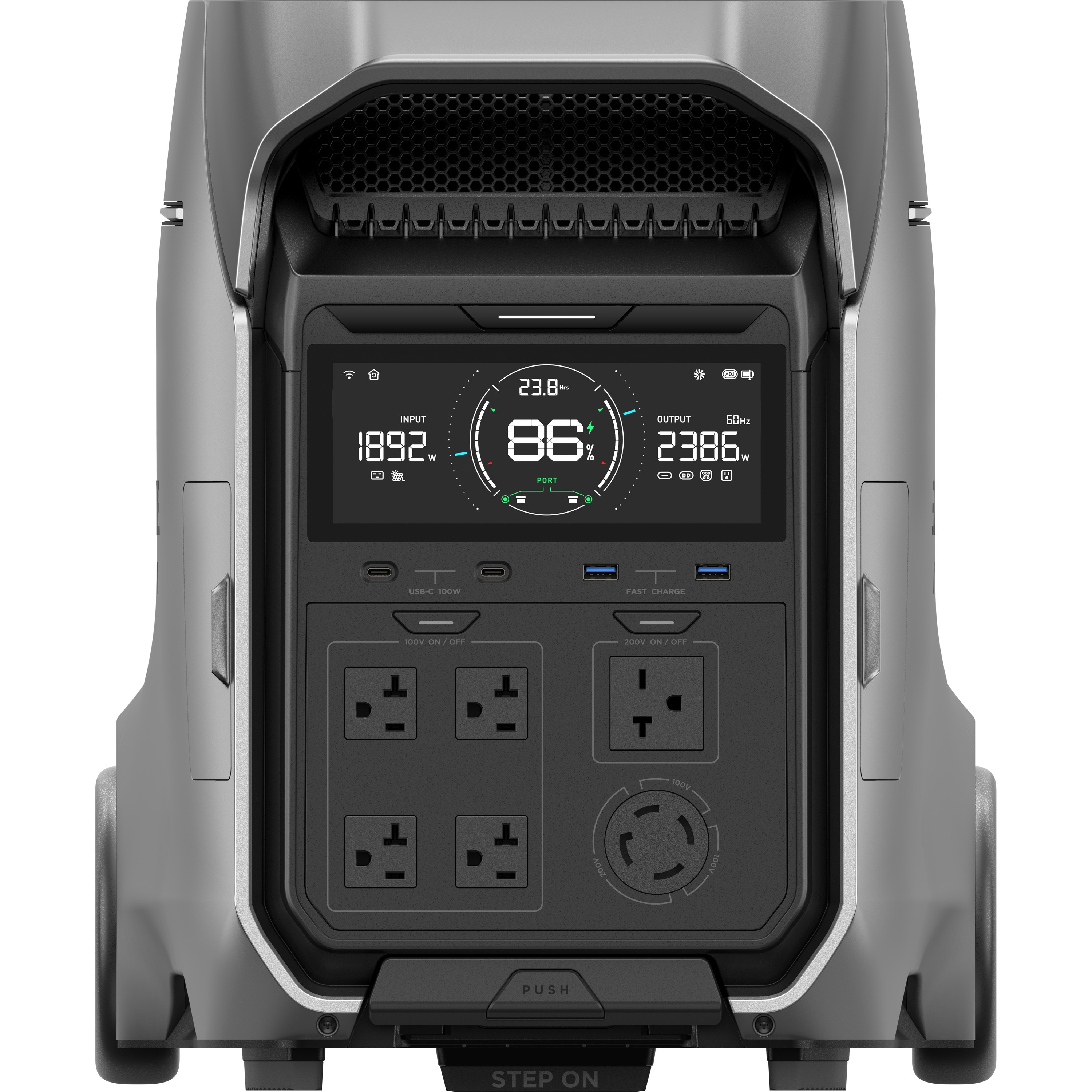 EcoFlow DELTA3 ポータブル電源 エコフローデルタ3 EFDELTAPRO3-JP DELTA Pro 3 ポータブル電源 4，096Wh 1箱 EcoFlow