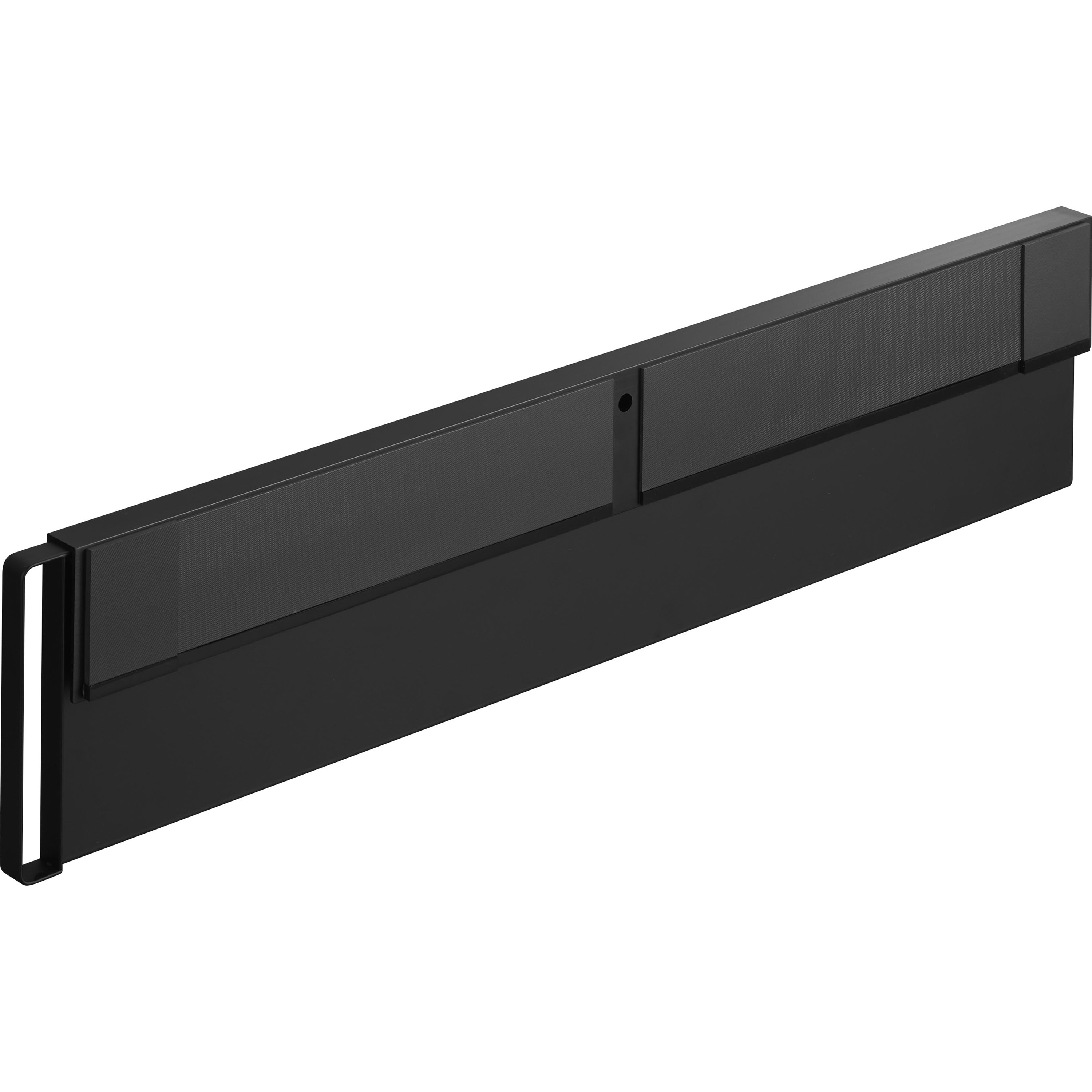 1860 マグネット冷蔵庫横隠せるスライドスチールパネル タワー ブラック 1個 山崎実業 【通販モノタロウ】