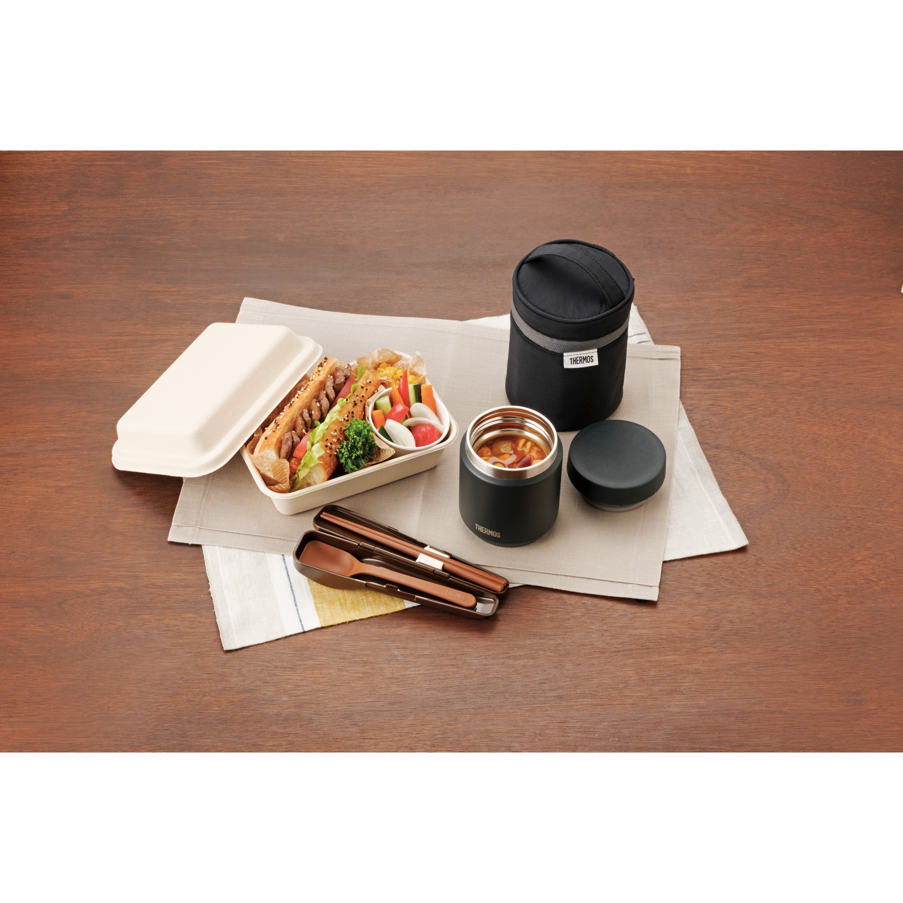 JED-300 BK 真空断熱スープジャー THERMOS(サーモス) ブラック色 容量