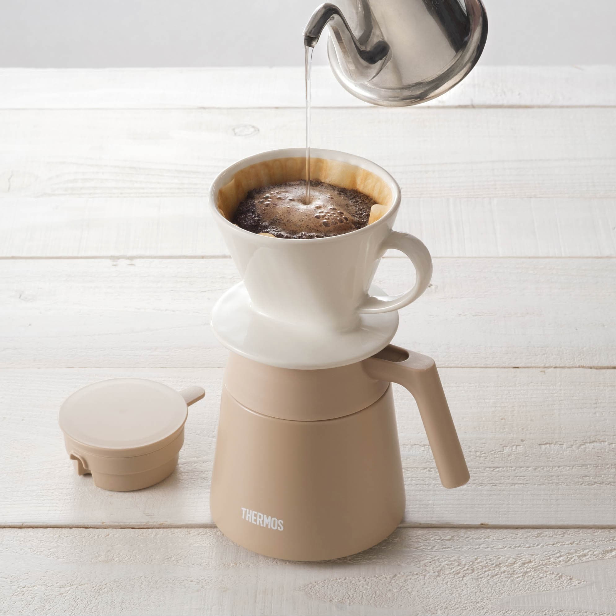 雨のコーヒータイム TTF-720 CL 真空断熱コーヒーサーバー THERMOS(サーモス) 容量720mL