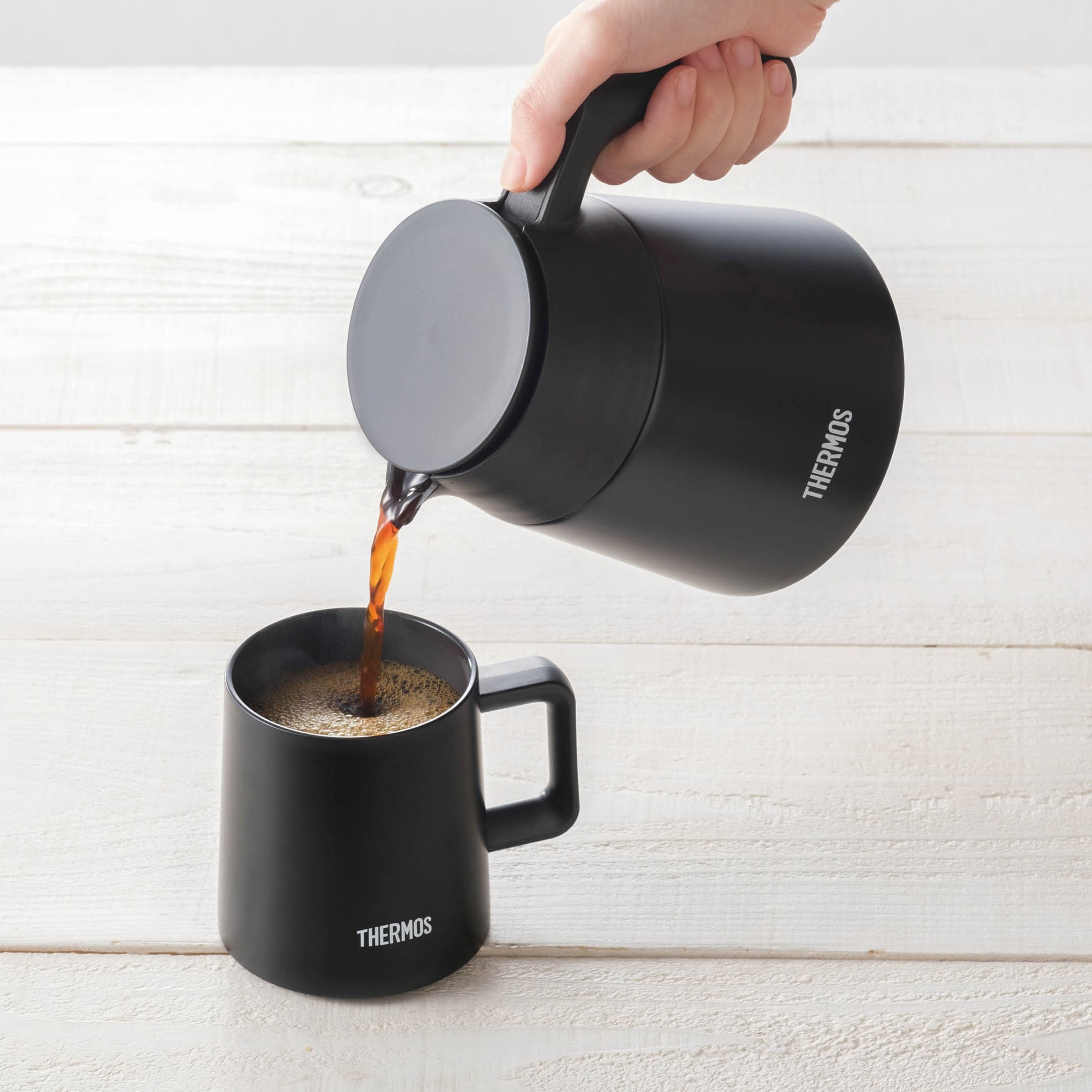 JDZ-350 BK 真空断熱マグカップ THERMOS(サーモス) ブラック色