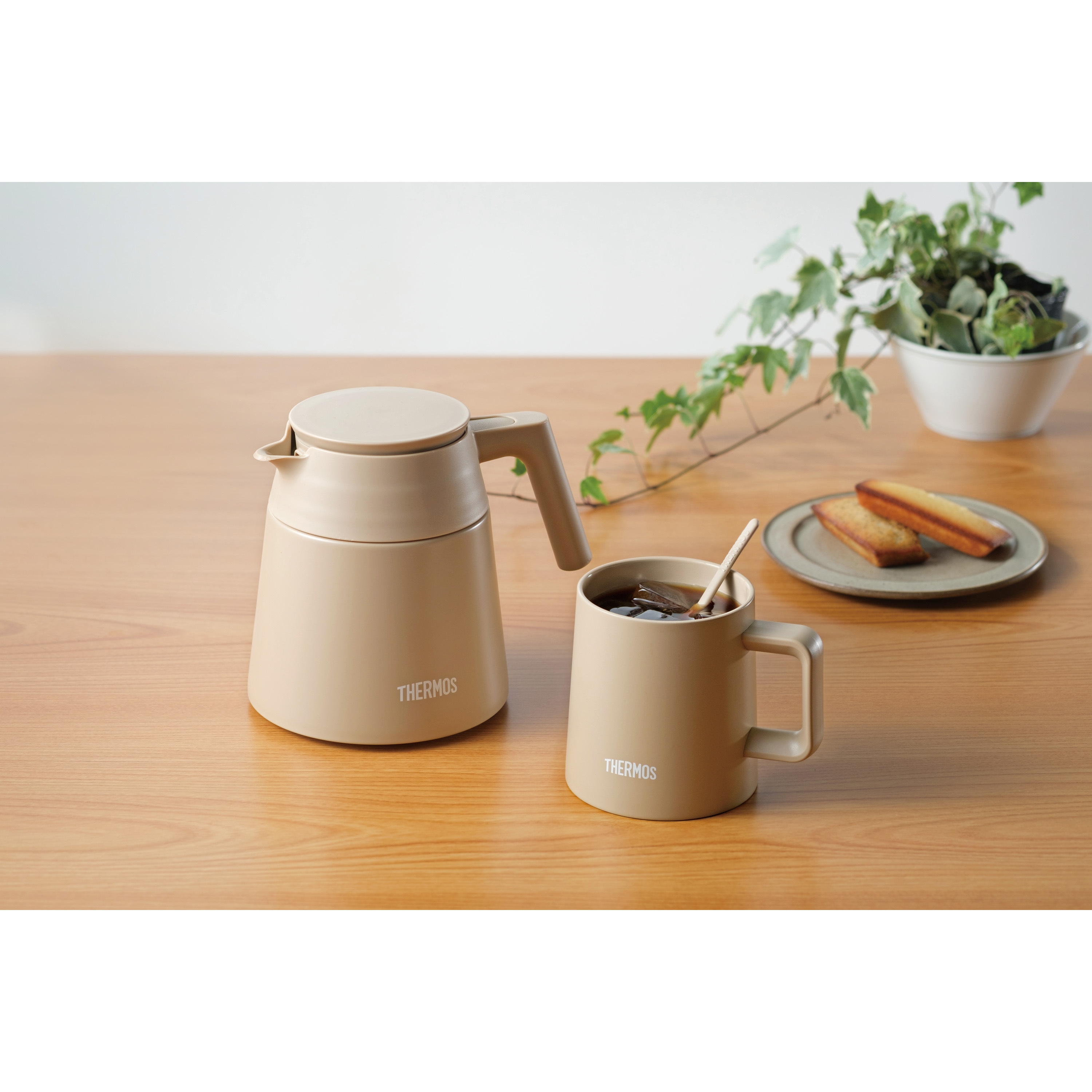 JDZ-350 CL 真空断熱マグカップ THERMOS(サーモス) カフェラテ色 容量