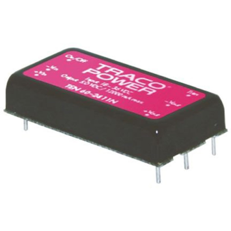 TEN 60-1212N TRACOPOWER DC-DCコンバータ Vout：12V dc 9 → 18 V dc， 60W， TEN 60-1212N 1個 TRACO POWER 【通販モノタロウ】