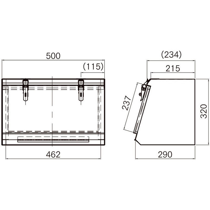 ステンレス工具箱　ＨＫＫ－５００Ｂ　SUS304 日本ボデーパーツ　ＪＢ製 HKK-500B ステンレス工具箱 SUS304 JB(日本ボデーパーツ工業) 高