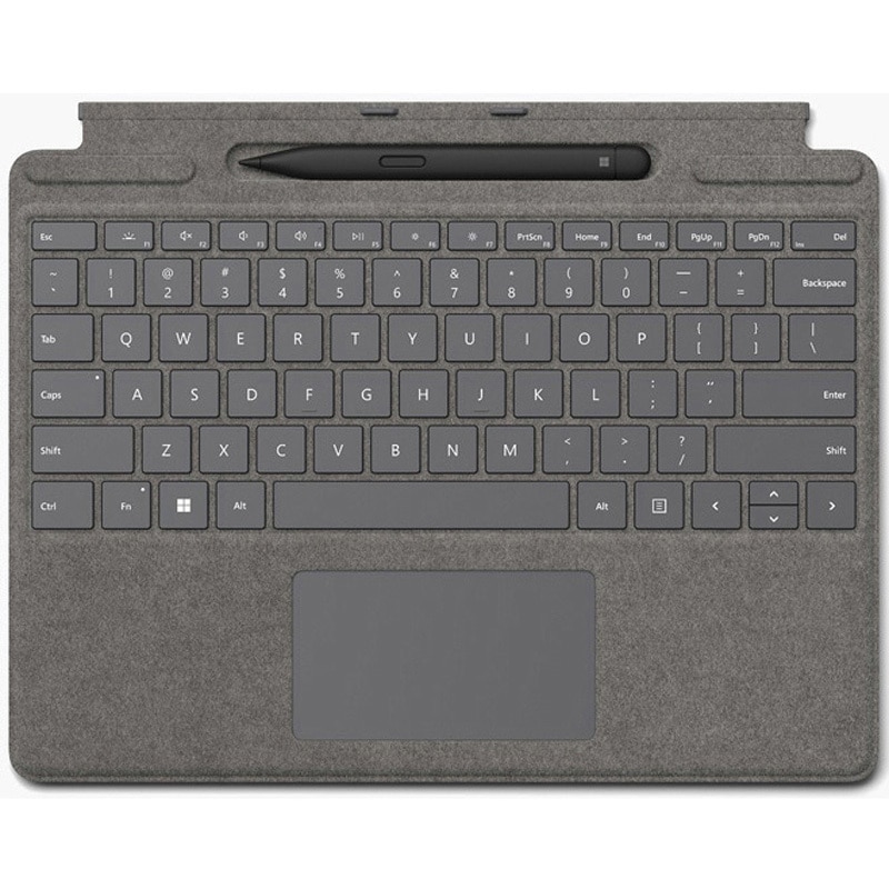 8X8-00182 【2024年3月発売】Surface Pro スリム ペン 付き キーボード (プラチナ) 1台 マイクロソフト 【通販モノタロウ】