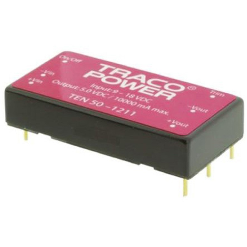 TEN 50-2411 TRACOPOWER DC-DCコンバータ Vout：5V dc 18 → 36 V dc， 50W， TEN 50-2411 1個 TRACO POWER 【通販モノタロウ】