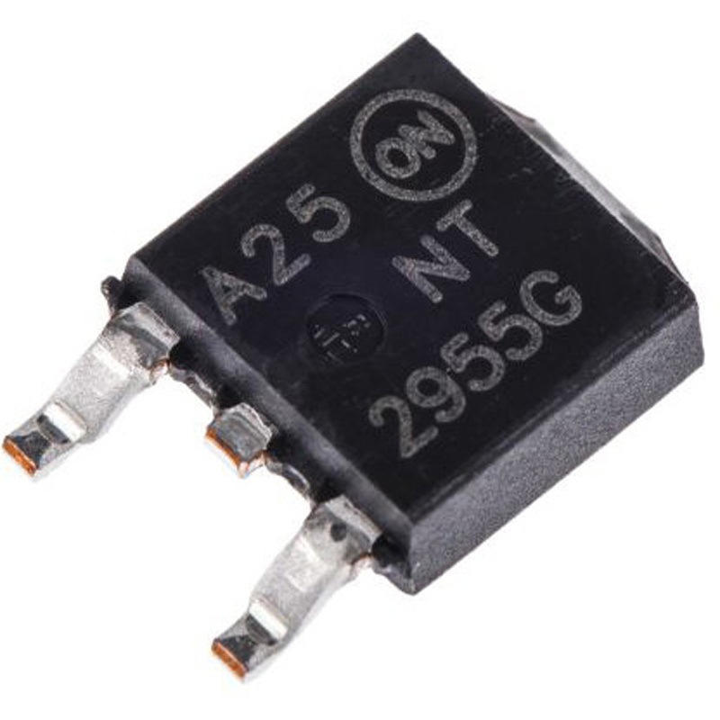 NTD2955T4G onsemi Pチャンネル MOSFET60 V 12 A 表面実装 パッケージDPAK (TO-252) 3 ピン onsemi 1セット(2500個) NTD2955T4G