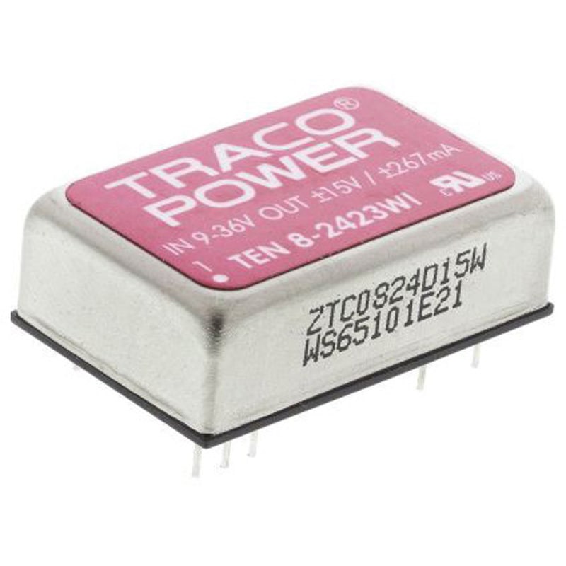 TEN 8-2423WI TRACOPOWER DC-DCコンバータ Vout：±15V dc 9 → 36 V dc， 8W， TEN 8-2423WI 1セット(10個) TRACO POWER 【通販モノタロウ】 36,387円